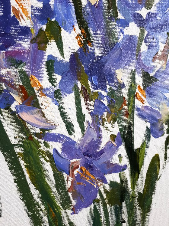 Irises /  ORIGINAL OIL PAINTING