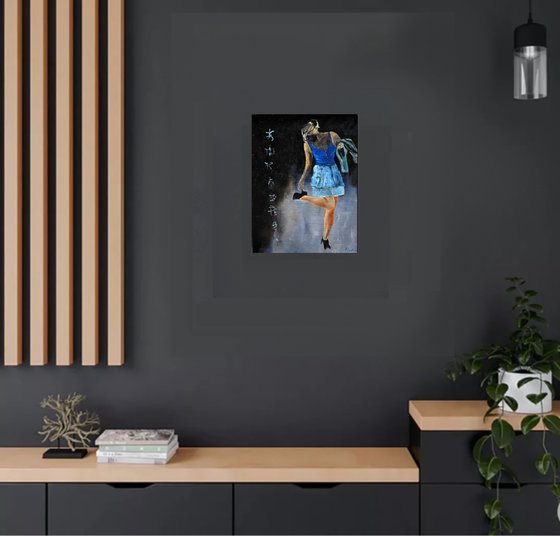 Those shoes,  what a pity i