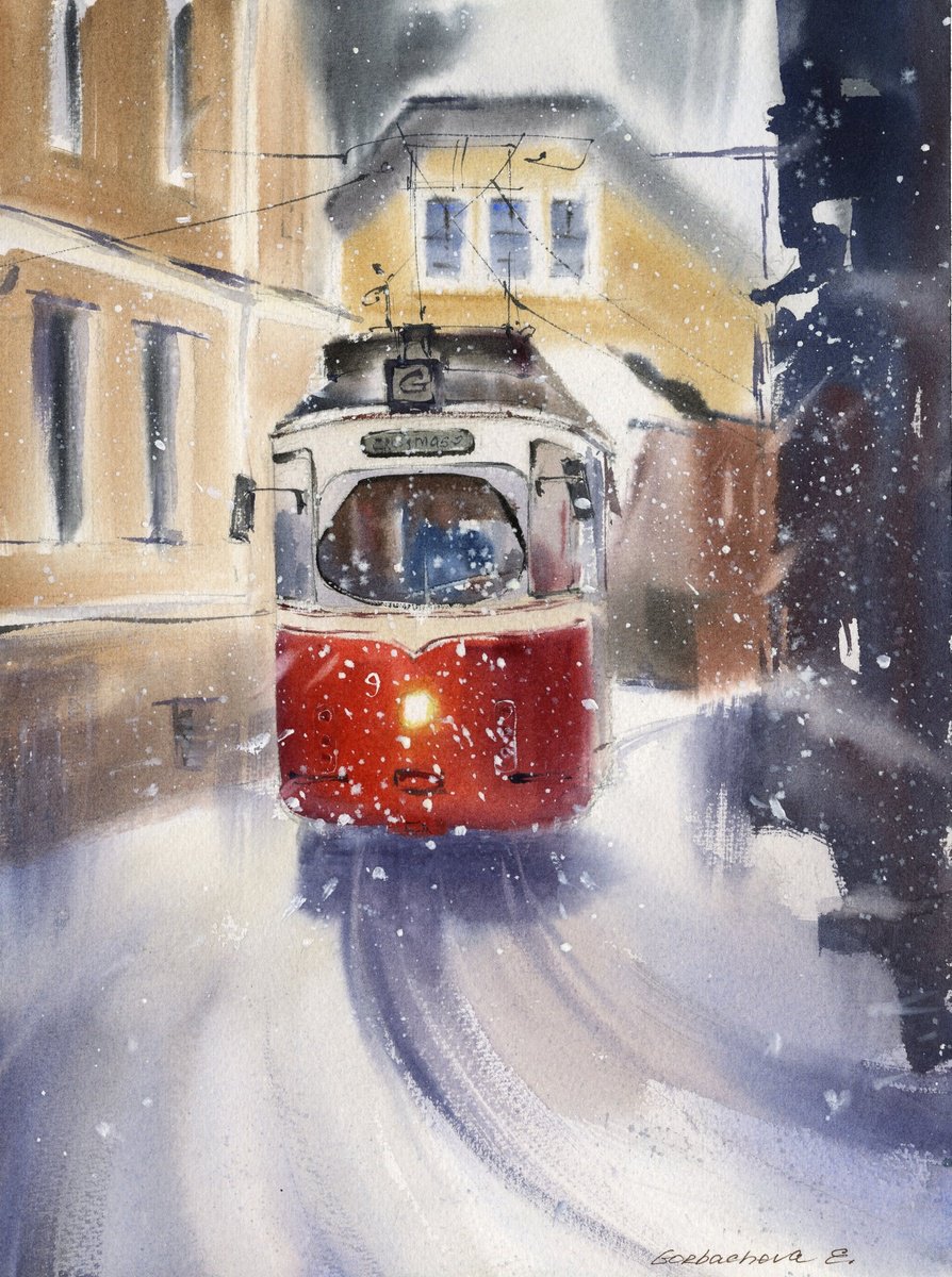 Tram by Eugenia Gorbacheva