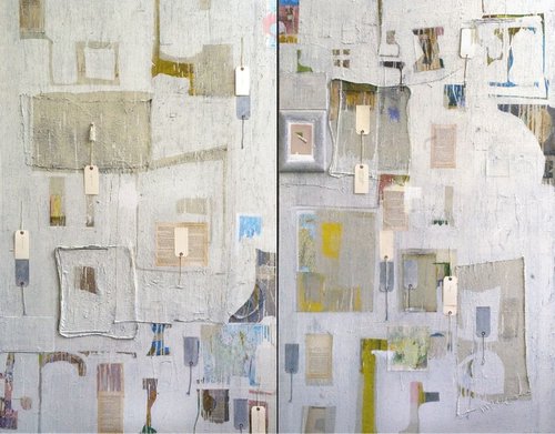 Arithmetic Diptych by Shelton Walsmith