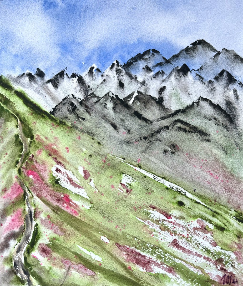 Spring in the ALPINE MOUNTAINS by Yuliia Sharapova