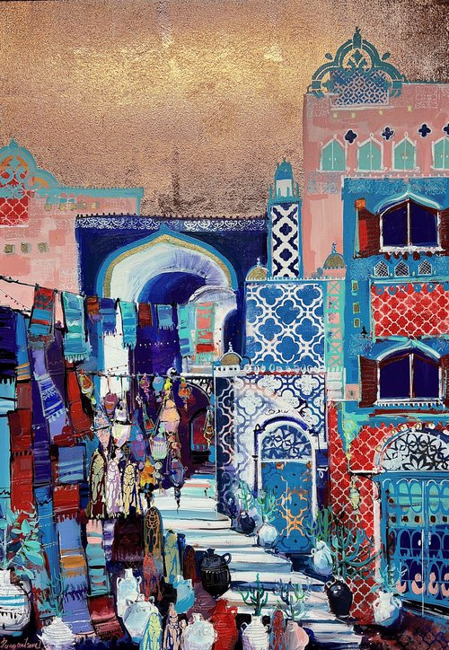 Moroccan Street Market by Irina Rumyantseva