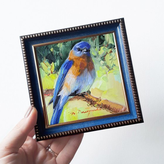 Bluebird painting