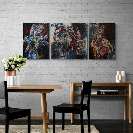 The Dark Feelings Triptych