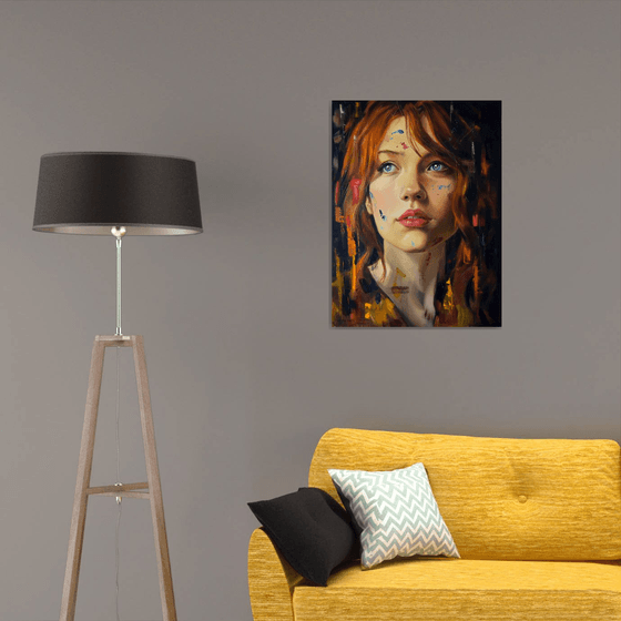 Contemporary woman portrait
