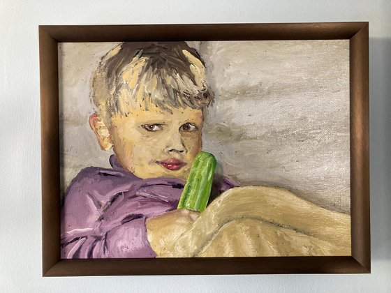 Green popsicle