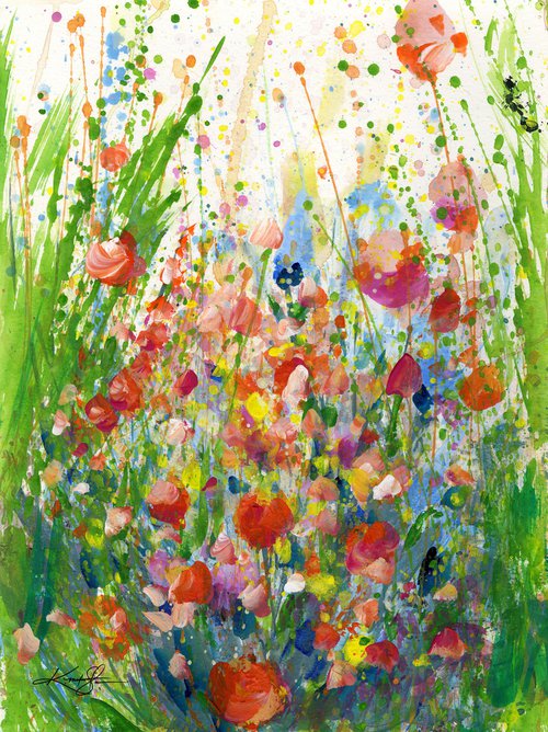 Meadow Song 41 - Floral Painting by Kathy Morton Stanion by Kathy Morton Stanion