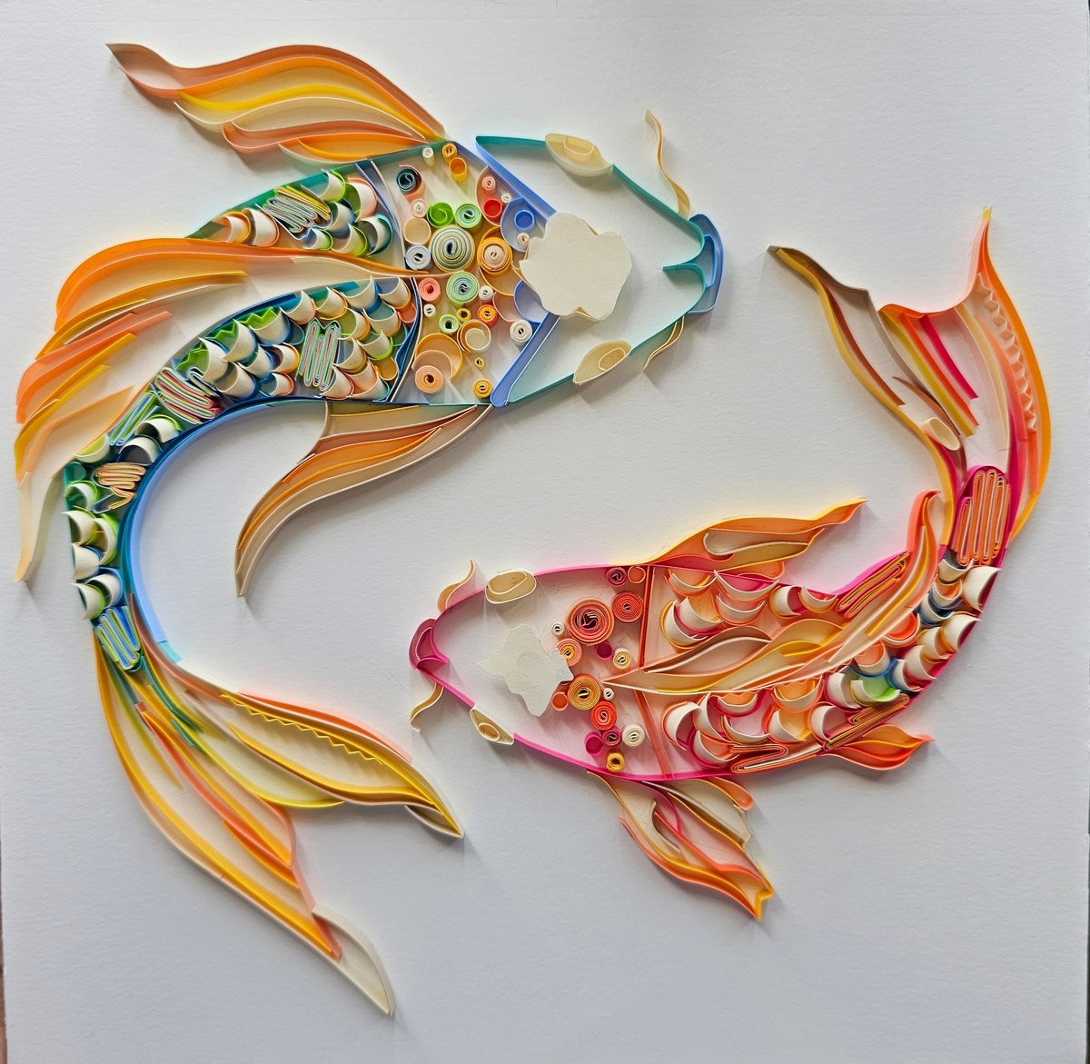 Playful Koi Fish by Priyanka Sagar