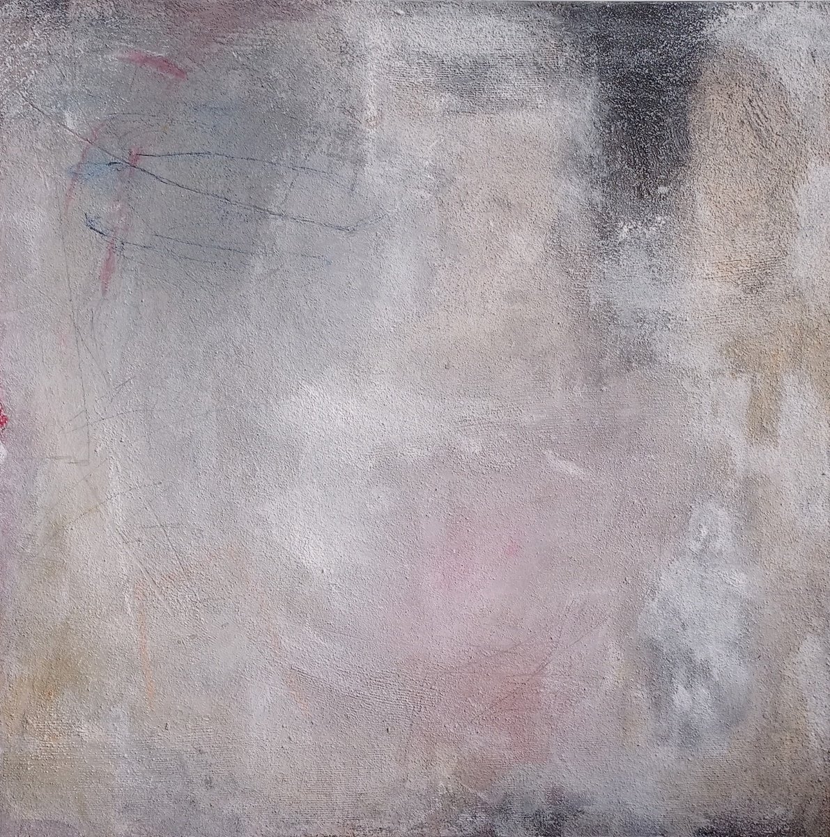 Abstract Painting By Olena Karpenko, 28 X 28", Moonlight, Original Artwork