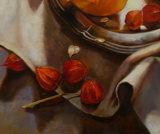 Still life with physalis.