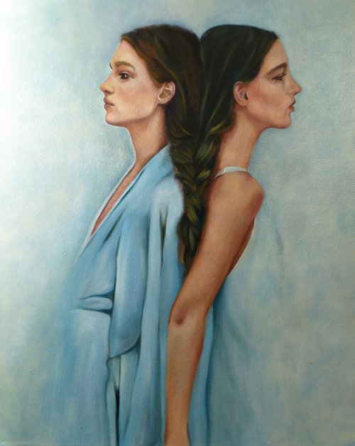 Story of a portrait of sisters"Body and soul" by Veronica Ciccarese