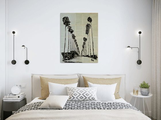 Palm trees.