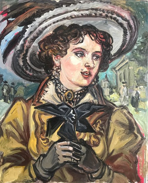 Female portrait by Oleg and Alexander Litvinov
