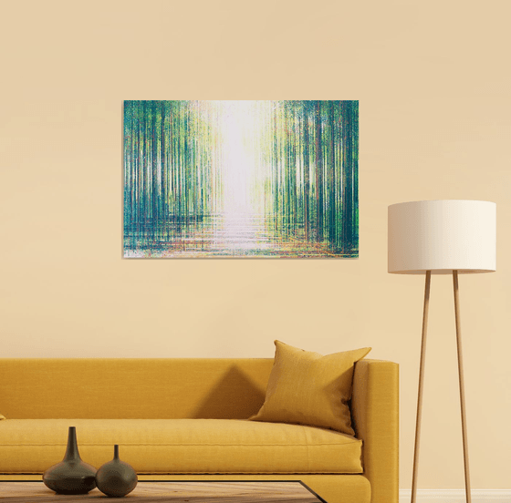 Spring Forest In Bright Light