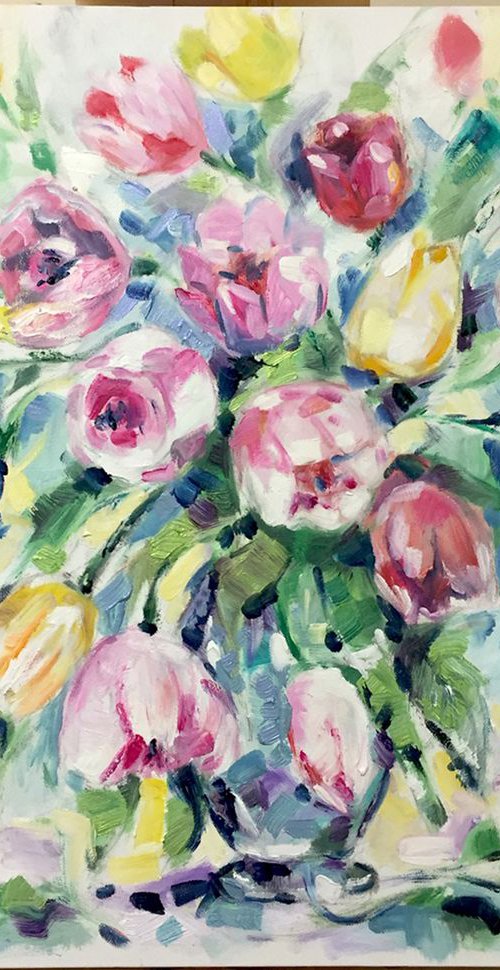 "Spring tulips" by Diana Gourianova
