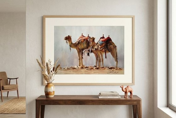 "Nomadic Spirit: Dromedaries of the Desert"