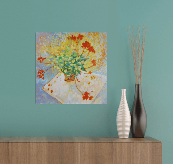 Sunshine and Geraniums