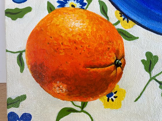 Still Life - Orange and Lemons