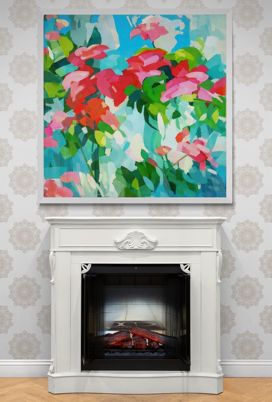 The rays touch the leaves №2