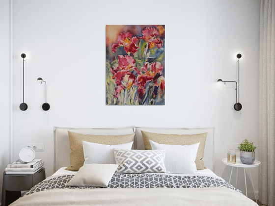 RED IRISES#2