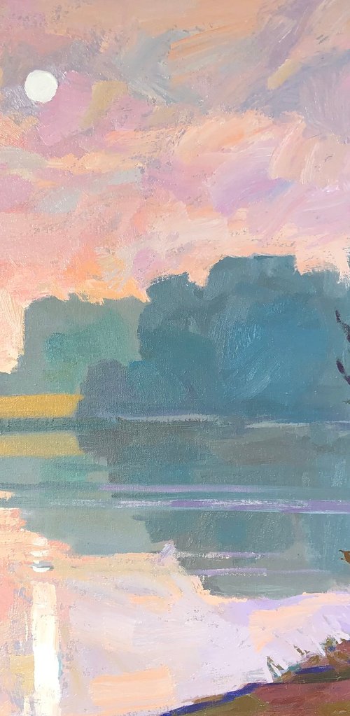 Pink morning by Sergey Kachin