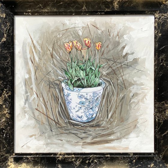 Tulips in vase