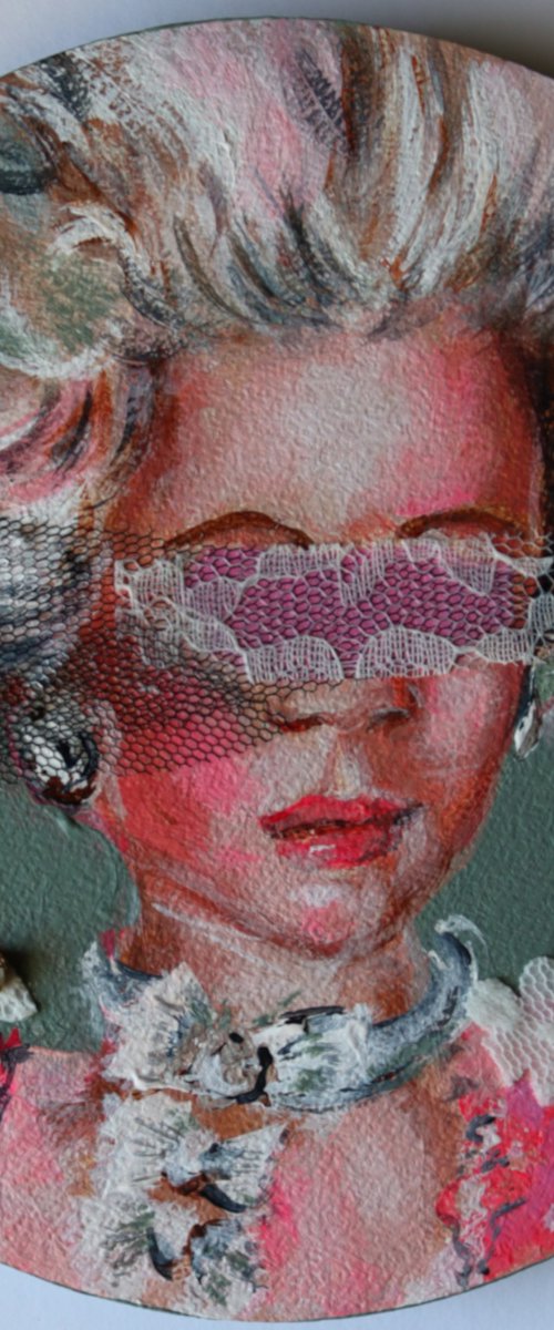 Masked in Pink by Antigoni Tziora