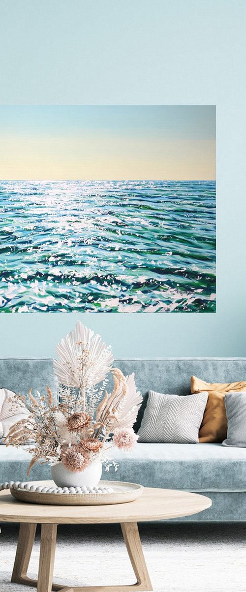 Ocean Turquoise 2. by Iryna Kastsova