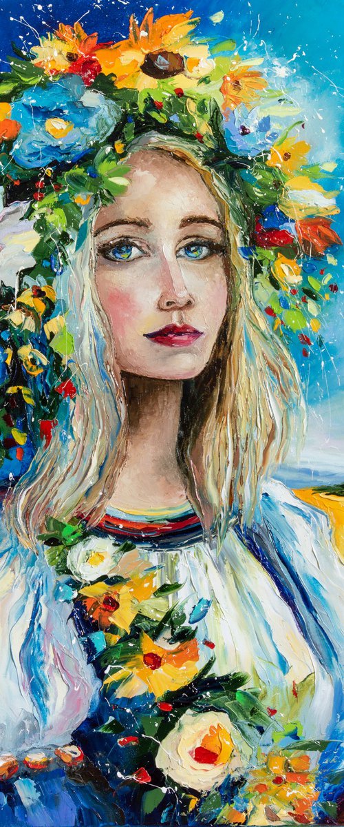 Ukrainian woman by Liubov Kuptsova