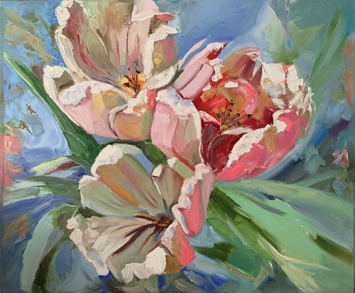 Tulips flowers. by Vita Schagen