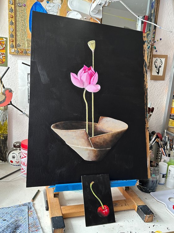 Ikebana: Lotus Flower