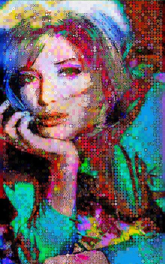 Monica Vitti Collage