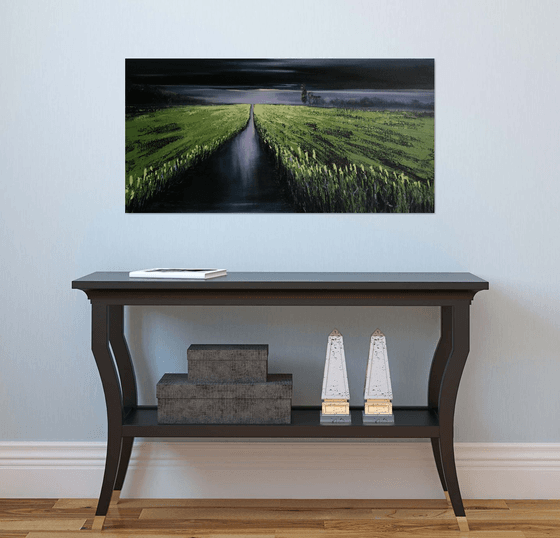The light  and the storm - Fields and Colors Series