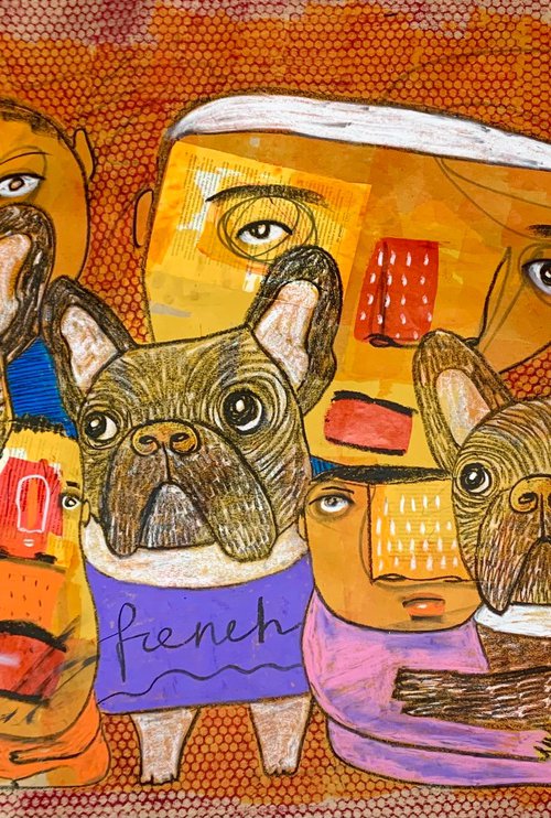 French bulldog corporation #11 by Pavel Kuragin