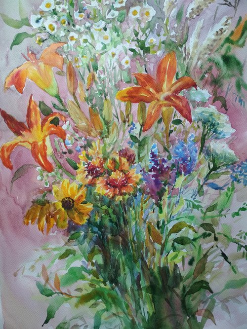 Summer flowers by Ann Krasikova
