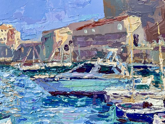 Boats of Giovinazzo, Italy