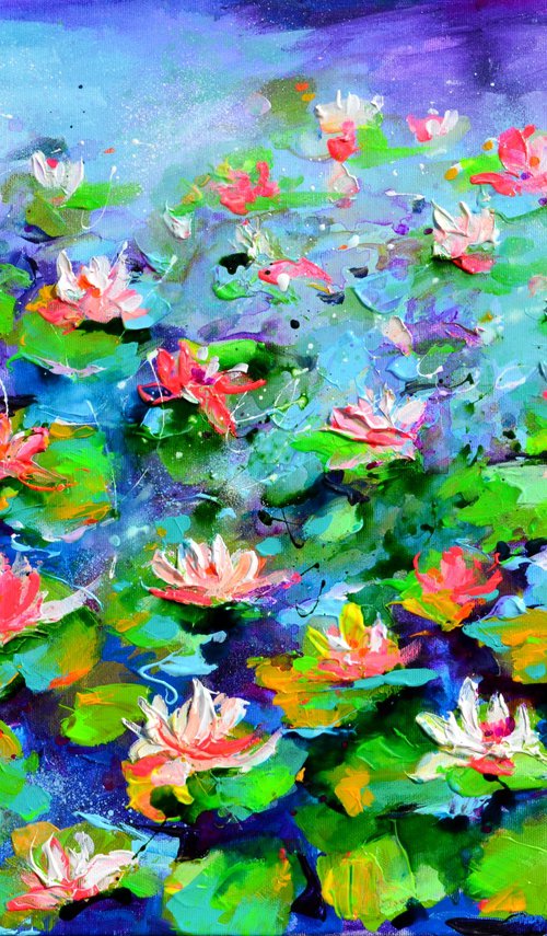 Water Lilies on the Pond by Soos Roxana Gabriela