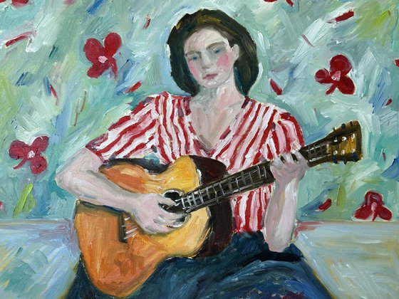 Woman with a Guitar