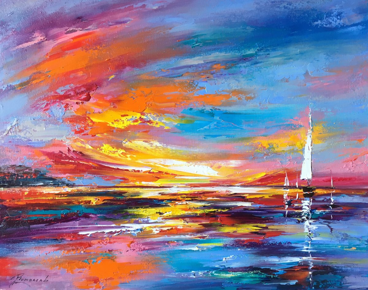 Sea Of - ? - ?Desires By Olena Romanenko, 20 X 16, Artwork For Sale On Artfinder