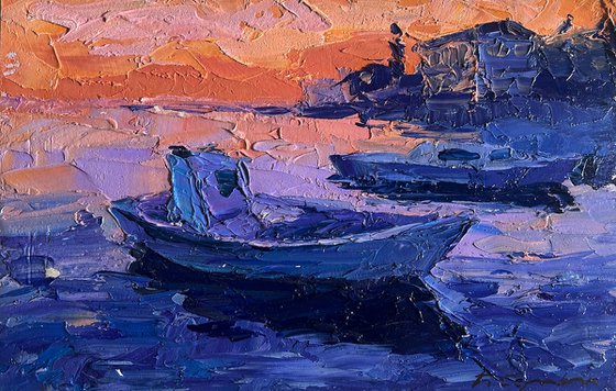 Romantic Evening by the River