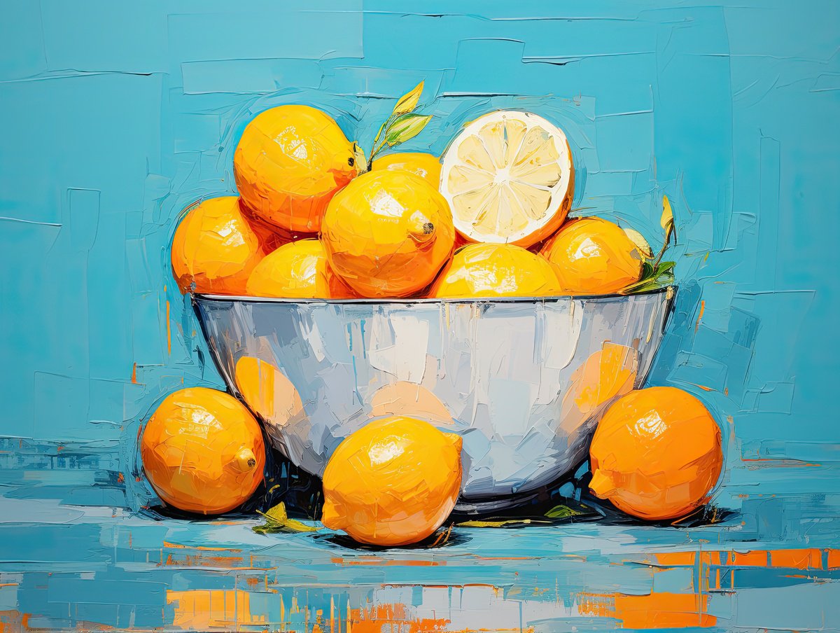 Sunny Citrus Serenade by Liubov Kvashnina