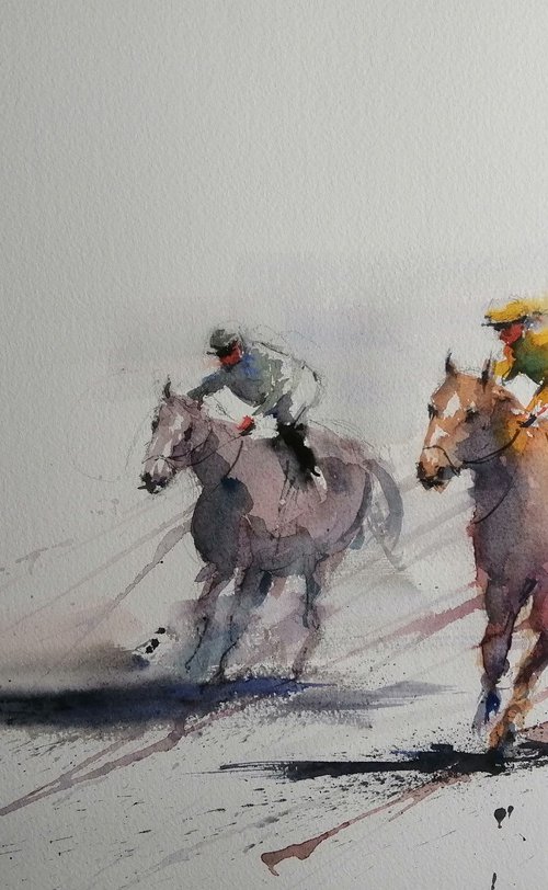 the horse race 28 by Giorgio Gosti
