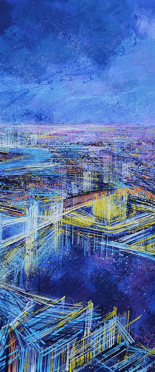 The City at Night by Marc Todd