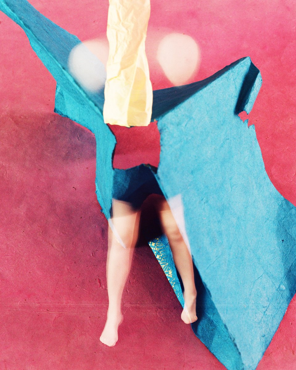 Portrait Photograph By Tania Serket, 16 X 20", Figure With Two Heads, Original Artwork