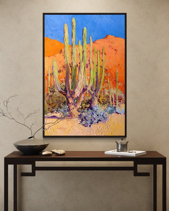 Cactuses in the Desert