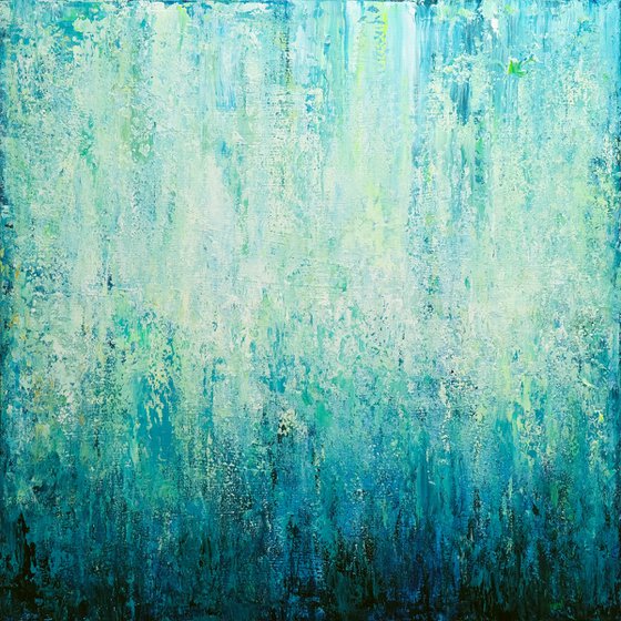 Abstract Turquoise Landscape VIII