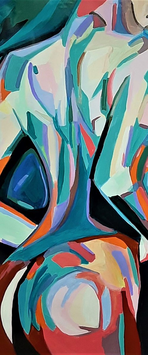 Nude / 112 x 82 x 4 cm by Alexandra Djokic