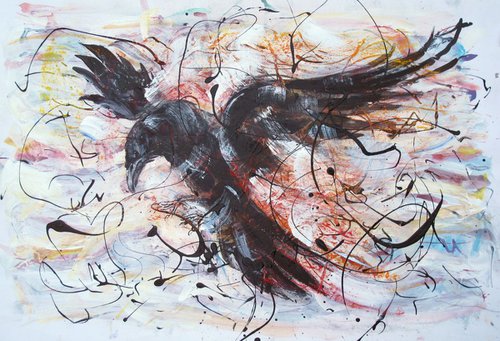 wrought raven by John Sharp