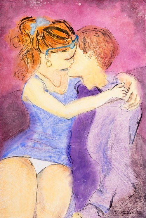 Teens in love by Marcel Garbi