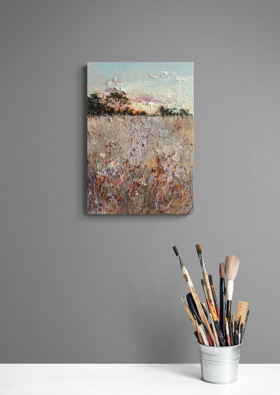 Evening Wildflower Field